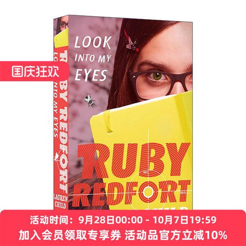 英文原版 Ruby Redfort Look Into My Eyes 少女侦探露比1 罗伦·乔尔德畅销青少年小说 查理与罗拉系列绘本作者 英国中学推荐读物