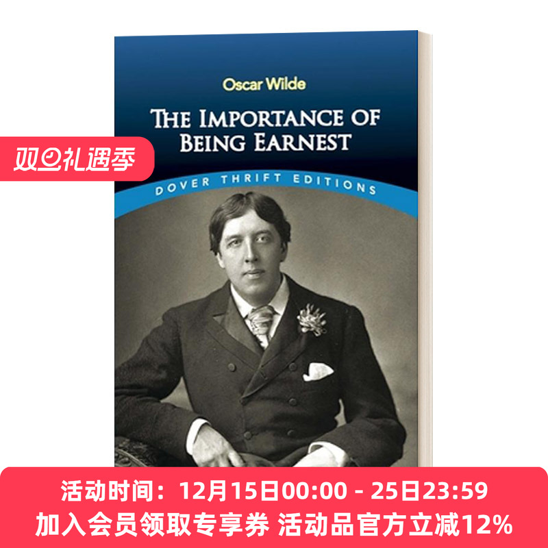 英文原版 The Importance of Being Earnest 王尔德 认真的重要性 电影 不可儿戏 王尔德戏剧 英文版 进口英语原版书籍