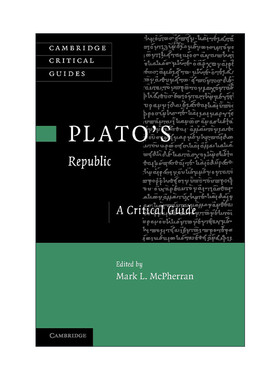 英文原版 Plato's 'Republic' 柏拉图 理想国 剑桥批评导读系列 英文版 进口英语原版书籍