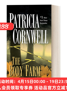 英文原版 The Body Farm Kay Scarpetta 05 首席女法医系列05 人体农场 惊悚悬疑探案小说 Patricia Cornwell 进口英语原版书籍