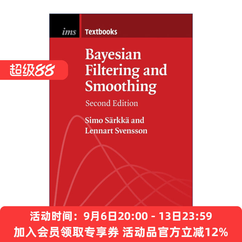 英文原版 Bayesian Filtering and Smoothing 贝叶斯滤波与平滑 第二版 数理统计学会文本系列 英文版 进口英语原版书籍
