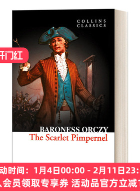 英文原版 The Scarlet Pimpernel 红花侠 Collins Classics 柯林斯经典系列 旧版 英文版 进口英语原版书籍