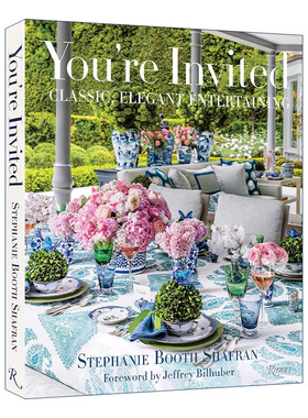 你被邀请了 英文原版 You're Invited 经典优雅派对聚会娱乐指南 家庭派对策划秘诀分享 精装 餐饮礼仪 英文版 进口英语书籍