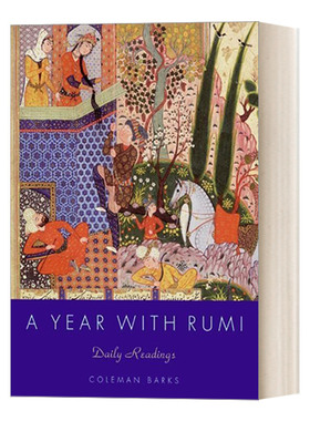 和鲁米在一起的一年 英文原版 A Year with Rumi 精装 Coleman Barks 英文版 进口英语原版书籍