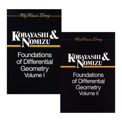 现货 英文原版 Foundations of Differential Geometry 微分几何导论2本集 英文版 进口英语原版书籍