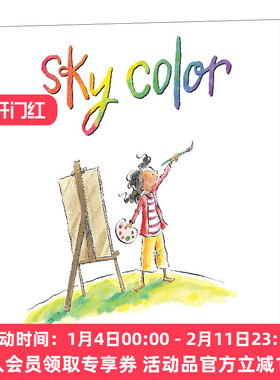 英文原版 Sky Color Creatrilogy 天空的颜色 5-9岁儿童艺术主题精装绘本 Peter H. Reynolds 英文版 进口英语原版书籍
