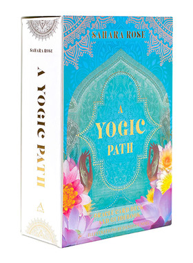 瑜伽之路神谕牌和指南 英文原版 A Yogic Path Oracle Deck and Guidebook 纪念品盒套装 英文版 进口英语原版书籍