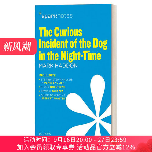 英文原版 Curious Incident of the Dog in the Night-Time 深夜小狗神秘事件 文学导读系列 英文版 进口英语原版书籍