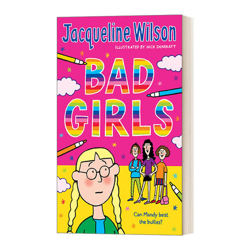 坏女孩儿 英文原版 Bad Girls 杰奎琳·威尔逊儿童故事书 英文版 进口英语原版书籍