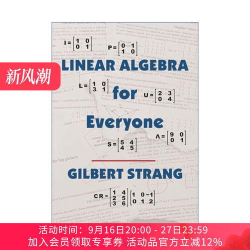 线性代数的艺术 精装 英文原版 Linear Algebra for Everyone Gilbert Strang 英文版 进口英语原版书籍