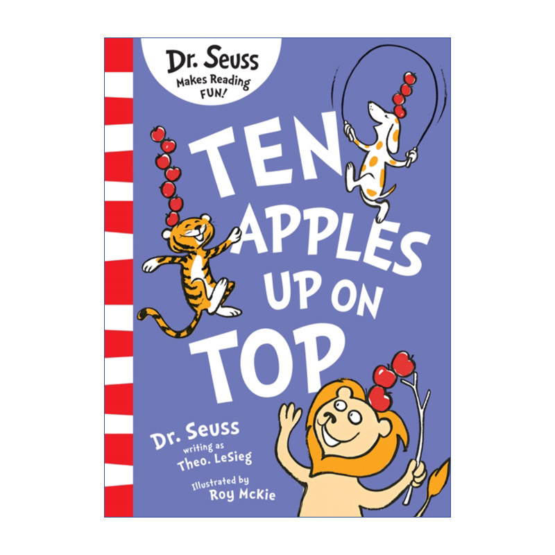 苏斯博士经典绘本  英文原版 Ten Apples Up on Top 头顶十个苹果 英文版 进口英语原版书籍