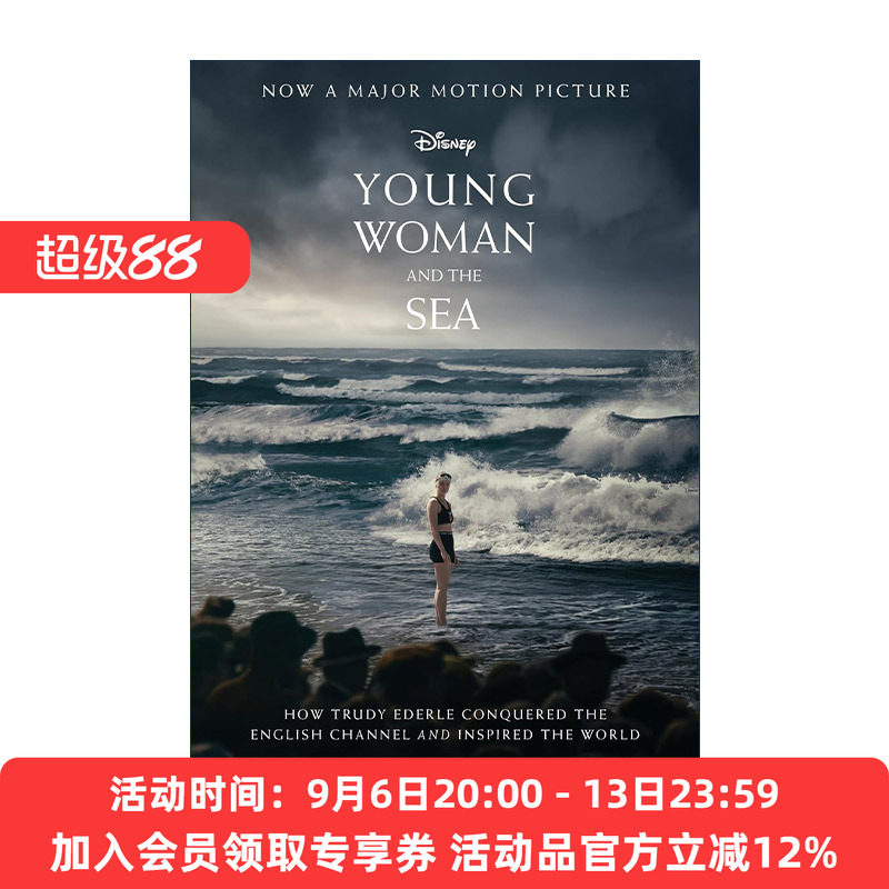 泳者之心 英文原版 Young Woman and the Sea 影视原著 特鲁迪·埃德尔是如何征服英吉利海峡并影响世界的 英文版进口英语原版书籍