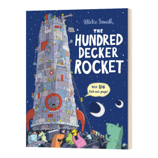 开发想像 The 一百层 英文原版 锻炼观察力脑力 进口英语原版 Decker 英文版 Hundred 书籍 Rocket 亲子互动绘本 火箭