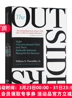 商界局外人 巴菲特尤为看重的八项企业家特质 英文原版 The Outsiders 威廉桑代克 投资的视角看待管理 英文版英语企业管理书籍
