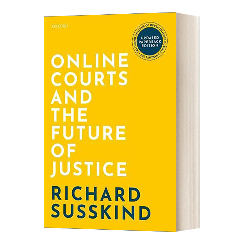在线法庭与司法的未来 英文原版 Online Courts and the Future of Justice 平装 英文版 进口英语原版书籍