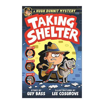 英文原版 A Hugh Dunnit Mystery Taking Shelter 侦探谜案 寻找庇护所 儿童侦探推理故事 英文版 进口英语原版书籍