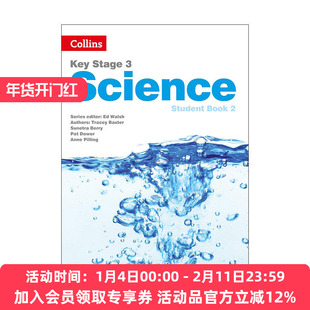 英文原版 Collins Key Stage 3 Science Student Book 2 柯林斯英国初中KS3科学学生用书2 第二版 英文版 进口英语原版书籍
