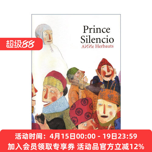 英文原版 Prince Silencio 沉默王子 儿童精装绘本 风是什么颜色作者 比利时绘本大师安·艾珀Anne Herbauts 进口英语原版书籍