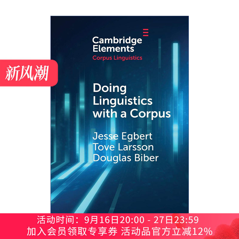 用语料库进行语言学研究  英文原版 Doing Linguistics with a Corpus 语料库方法指导 剑桥语料库语言学系列 英文版 进口英语原版