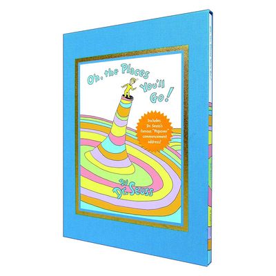 你要去的地方  英文原版 Oh the Places You'll Go! Deluxe Edition 豪华精装收藏版 Dr. Seuss苏斯博士 英文版 进口英语原版书籍