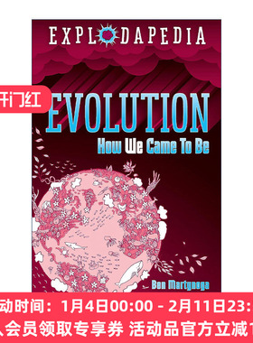 英文原版 Explodapedia: Evolution 爆炸科普系列 生物进化的故事 英文版 进口英语原版书籍