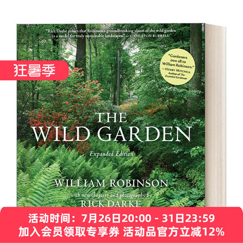 野地上的花园 英文原版 The Wild Garden: Expanded Edition 扩充版 园艺景观设计 环保 精装 William Robinson 英文版 进口英语原