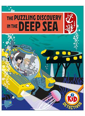 英文原版 Kid Detectives The Puzzling Discovery in the Deep Sea 深海发现 儿童侦探冒险故事 英文版 进口英语原版书籍