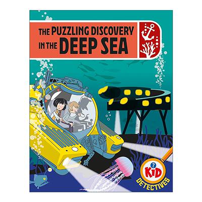 英文原版 Kid Detectives The Puzzling Discovery in the Deep Sea 深海发现 儿童侦探冒险故事 英文版 进口英语原版书籍