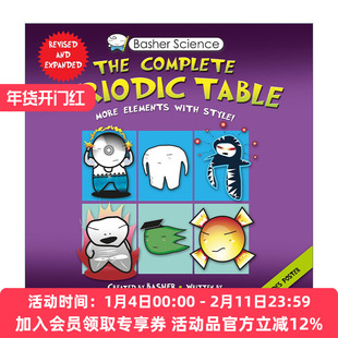 巴舍 酷酷的科学书之元素周期表 英文原版 Basher Science: The Complete Periodic Table 英文版 进口英语原版书籍