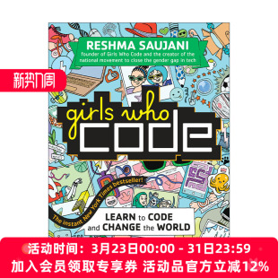 女孩改变世界 Who Learn 英文原版 Change 学编程 儿童科普百科 编程女孩 Code World the 进口英语书 英文版 and Girls