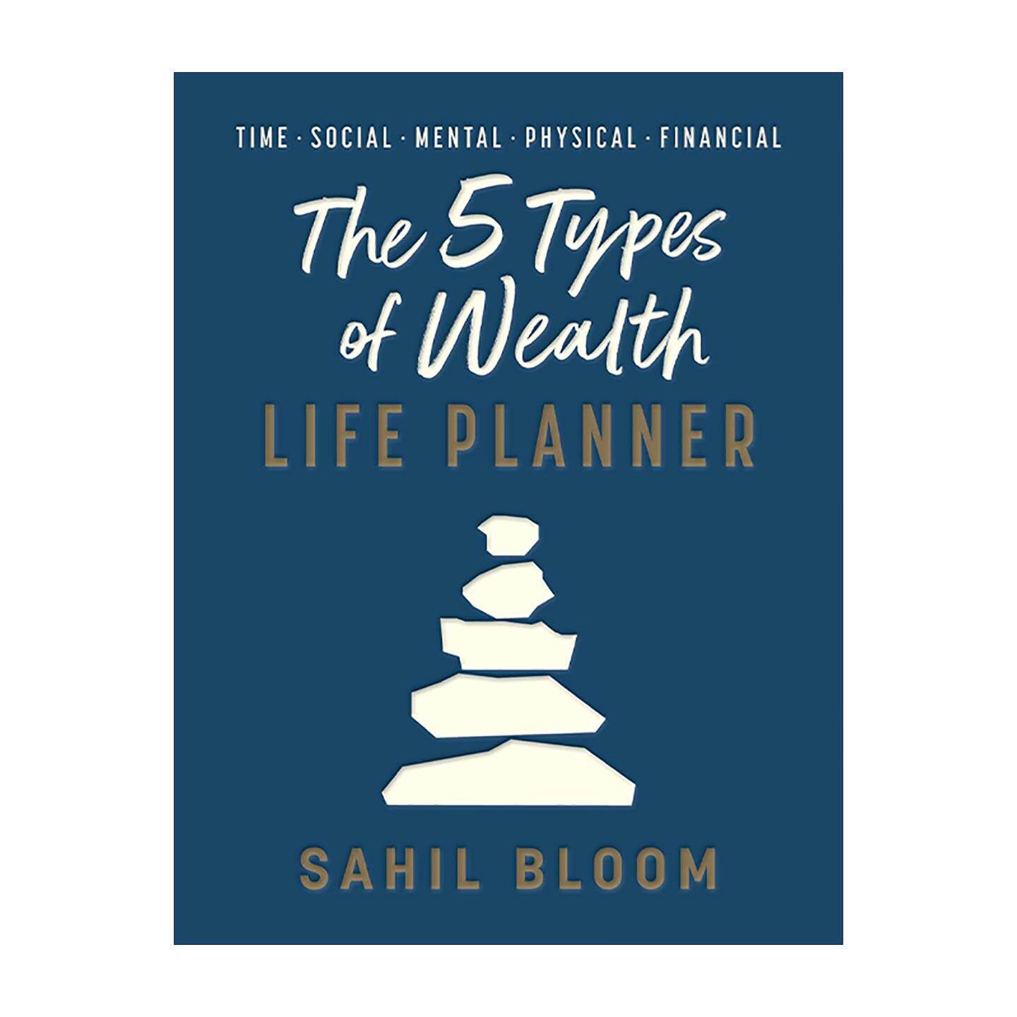 英文原版 The 5 Types of Wealth Life Planner 财富的五种类型 人生规划手册 精装 超越金钱的全面财富生活规划 进口英语原版书籍