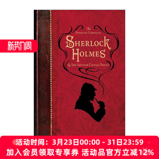 英文版 书籍 Penguin Holmes 柯南道尔 Sherlock The Complete 进口英语原版 福尔摩斯探案全集 4部长篇及56个短篇故事 英文原版
