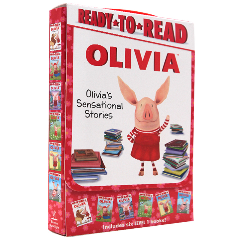 英文原版小猪奥莉薇6册