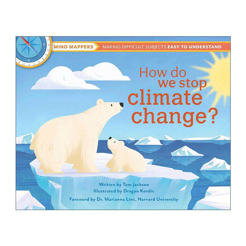 英文原版 How do We Stop Climate Change? 我们如何阻止气候变化 精装 儿童思维导图 英文版 进口英语原版书籍