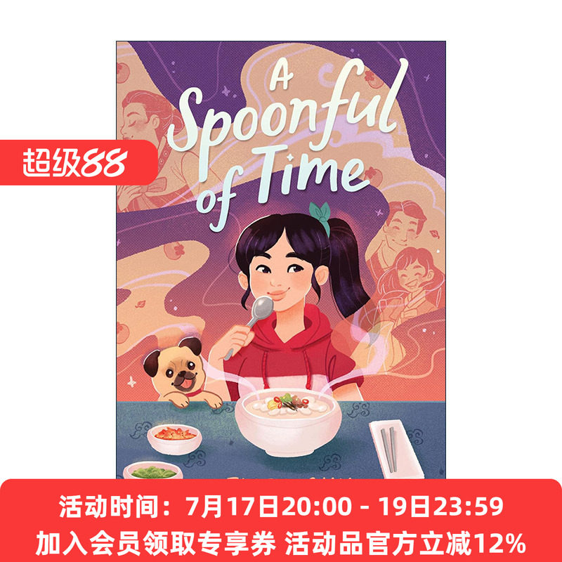 英文原版 A Spoonful of Time 一勺时间 儿童奇幻小说 韩国美食与家庭故事 精装 Flora Ahn 英文版 进口英语原版书籍