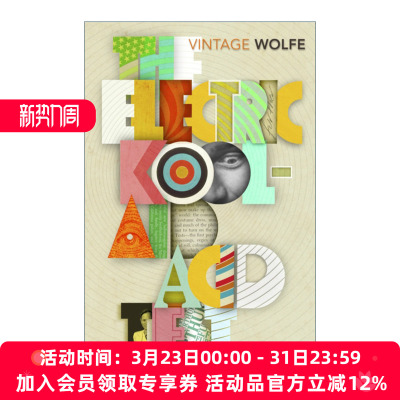 英文原版 The Electric Kool-Aid Acid Test 令人振奋的兴奋剂实验 汤姆·沃尔夫 英文版 进口英语原版书籍