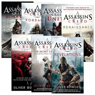 英文原版 Assassin's Creed 刺客信条小说系列7册 同名游戏原著 Oliver Bowden 英文版 进口英语原版书籍