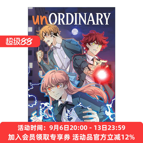 英文原版 unOrdinary book 3 异能者3 WEBTOON热门青少年奇幻网漫 uru-chan 英文版 进口英语原版书籍