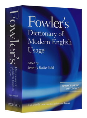 英文原版 Fowler's Dictionary of Modern English Usage 牛津福勒现代英语用法词典 精装 英文版 进口英语原版书籍
