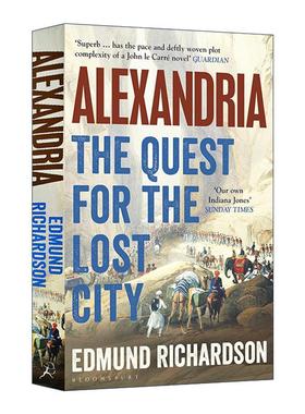 英文原版 Alexandria 亚历山大港 追寻失落的城市 东西方的交汇点 Edmund Richardson 英文版 进口英语原版书籍