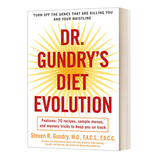 Evolution 饮食进化 甘德里博士 关掉杀死你和增大你腰围 进口英语原版 英文版 英文原版 书籍 Gundry 基因 Diet
