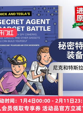 英文原版 Nick and Tesla's Secret Agent Gadget Battle 尼克和特斯拉系列3 秘密特工装备 Nick and Tesla3 英文版 进口英语书籍