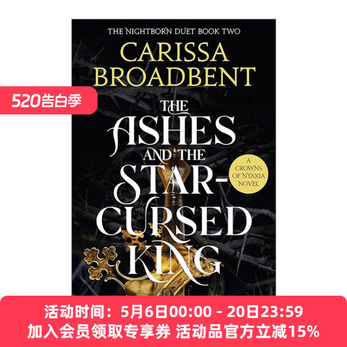 英文原版 The Ashes and the Star-Cursed King 灰烬与星咒之王 尼亚克西亚之冠2 Crowns of Nyaxia 奇幻小说 进口英语原版书籍