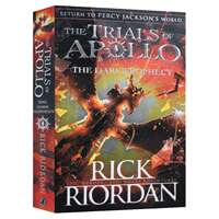 The Trials of Apollo 5-book set of original English novels, Dark Prophecy, Burning Labyrinth, Percy Jackson English version, imported classic books of young adult fantasy literature thumbnail 4