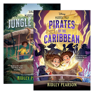 英文原版 Magical Map 魔法地图系列1-2册 迪士尼儿童奇幻章节桥梁故事书 Ridley Pearson 英文版 进口英语原版书籍