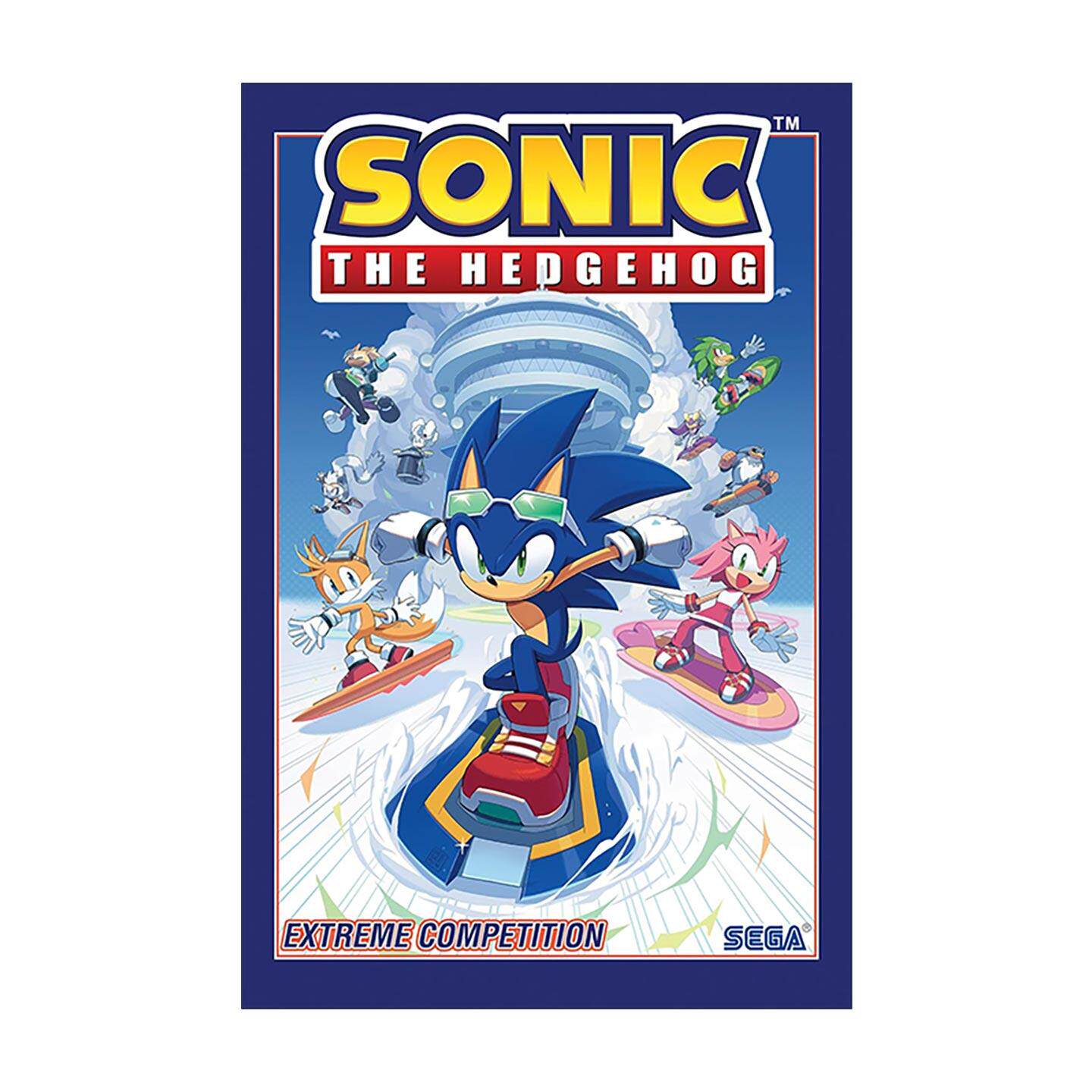英文原版 Sonic the Hedgehog Vol.18 Extreme Competition 刺猬索尼克 卷18 极限竞争 IDW儿童漫画 英文版 进口英语原版书籍