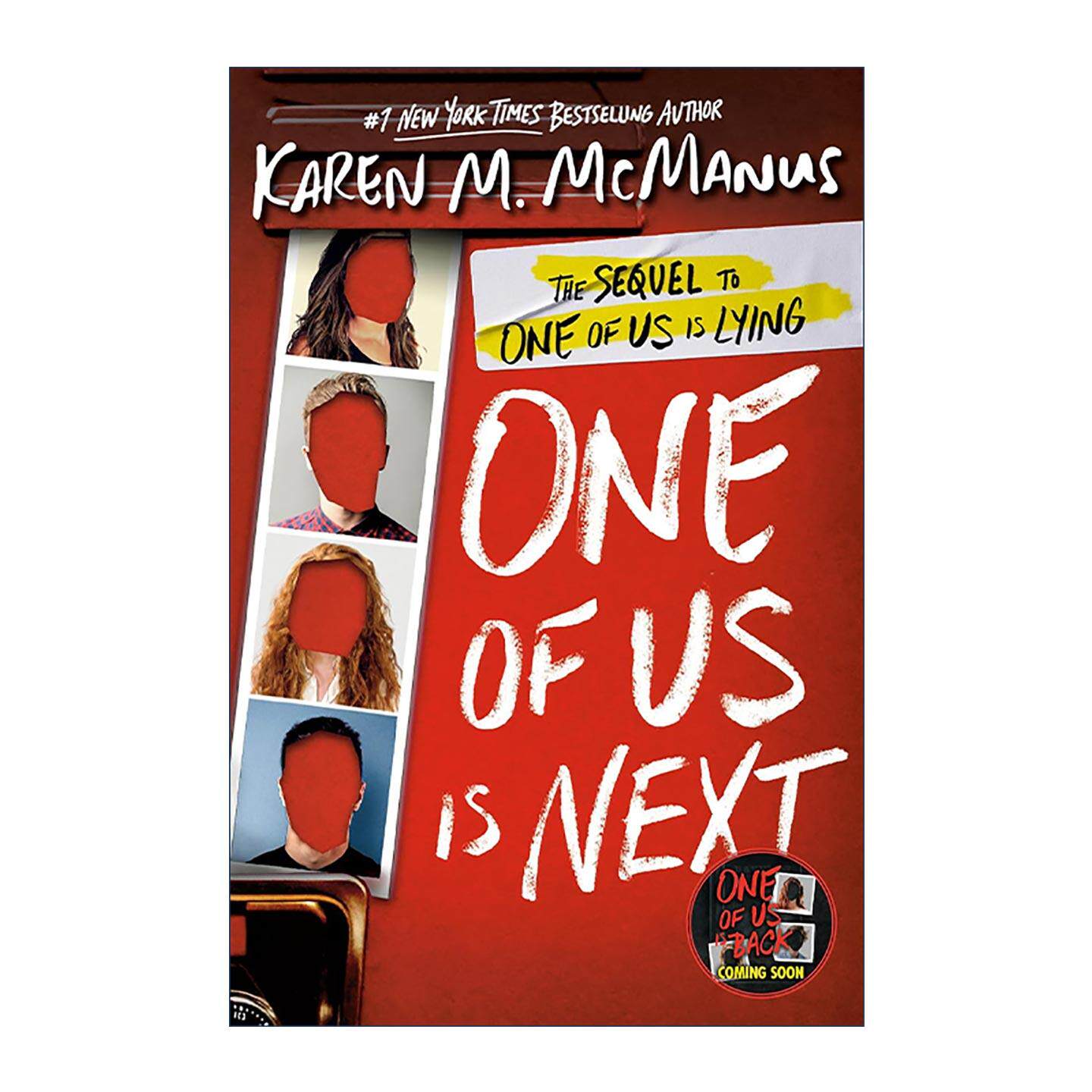英文原版 One of Us Is Next 谁在说谎2 Karen M. McManus 英文版 进口英语原版书籍