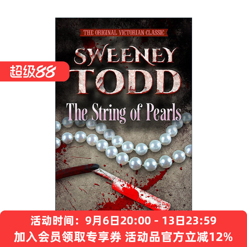 英文原版 SWEENEY TODD The String of Pearls 理发师陶德 一串珍珠 维多利亚经典 惊悚恐怖小说英文版 进口英语原版书籍