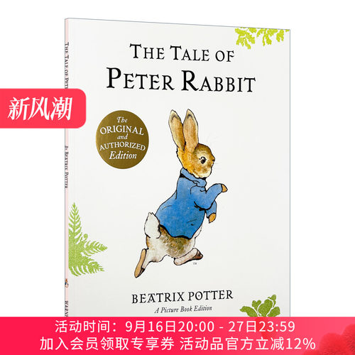 彼得兔的故事 英文原版绘本 The Tale of Peter Rabbit Picture Book 120周年纪念版 英文版 进口英语原版书籍