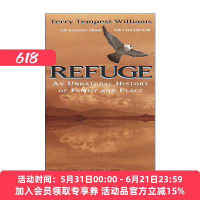 心灵的慰藉  英文原版 Refuge 一部非同寻常的地域与家族史 Terry Tempest Williams 英文版 进口英语原版书籍